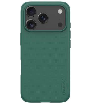 Žalias dėklas Apple iPhone 17 Pro Max telefonui "Nillkin Super Frosted PRO Back Cover"