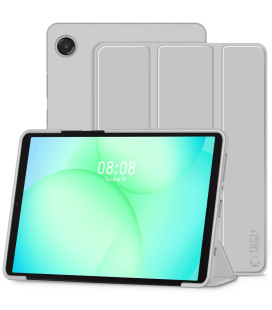 Pilkas atverčiamas dėklas Samsung Galaxy Tab A9 / A11 8.7 X110 / X115 / X133 / X135 planšetei "Tech-Protect Smartcase