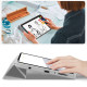 Pilkas atverčiamas dėklas Samsung Galaxy Tab A9 / A11 8.7 X110 / X115 / X133 / X135 planšetei "Tech-Protect Smartcase
