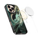 Dėklas Apple iPhone 16 Pro telefonui "Tech-Protect Lamano Magsafe Verde Aura"