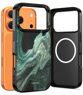Dėklas Apple iPhone 17 Pro telefonui "Tech-Protect Lamano Magsafe Verde Aura"