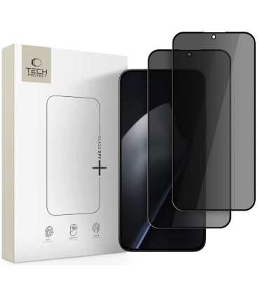 (Privacy) apsauginis grūdintas stiklas Xiaomi 15T / 15T Pro telefonui "Tech-Protect Glass Spy+ 2-Pack"