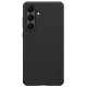 Juodas dėklas Samsung Galaxy S25 FE telefonui "Nillkin Super Frosted PRO Back Cover"