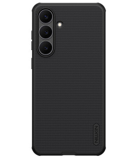 Juodas dėklas Samsung Galaxy S25 FE telefonui "Nillkin Super Frosted PRO Back Cover"