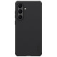 Juodas dėklas Samsung Galaxy S25 FE telefonui "Nillkin Super Frosted Pro Magnetic"