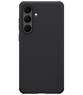 Juodas dėklas Samsung Galaxy S25 FE telefonui "Nillkin Super Frosted Pro Magnetic"
