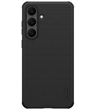 Juodas dėklas Samsung Galaxy S25 FE telefonui "Nillkin Super Frosted Pro Magnetic" Juodas dėklas Samsung Galaxy S25 FE telefonui "Nillkin Super Frosted Pro Magnetic"