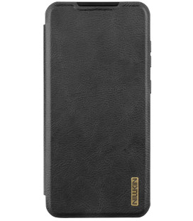 Odinis juodas atverčiamas dėklas Samsung Galaxy A56 5G telefonui "Nillkin Qin Book Pro"