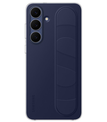 Originalus tamsiai mėlynas dėklas "Standing Grip Cover" Samsung Galaxy S25 FE telefonui "EF-GS731CNE" Originalus tamsiai mėlynas dėklas "Standing Grip Cover" Samsung Galaxy S25 FE telefonui "EF-GS731CNE"