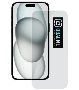 Apsauginis grūdintas stiklas Apple iPhone 15 / 16 telefonui "OBAL:ME 2.5D Glass"