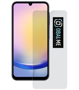 Apsauginis grūdintas stiklas Samsung Galaxy A25 5G telefonui "OBAL:ME 2.5D Glass"