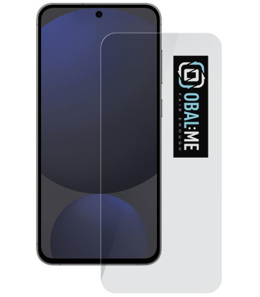 Apsauginis grūdintas stiklas Samsung Galaxy S24 FE / S25 FE / S26 FE telefonui "OBAL:ME 2.5D Glass"