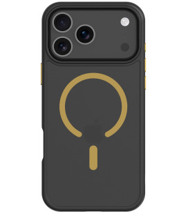 Juodas (Geltonas) dėklas Apple iPhone 17 Pro Max telefonui "Tactical MagForce Hyperstealth 2.0 Cover"