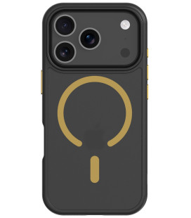 Juodas (Geltonas) dėklas Apple iPhone 17 Pro telefonui "Tactical MagForce Hyperstealth 2.0 Cover"
