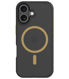 Juodas (Geltonas) dėklas Apple iPhone 17 telefonui "Tactical MagForce Hyperstealth 2.0 Cover"