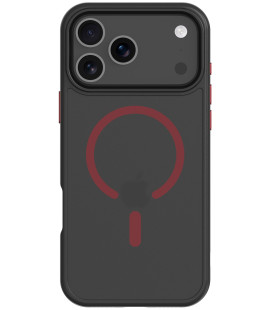 Juodas (Raudonas) dėklas Apple iPhone 17 Pro Max / 18 Pro Max telefonui "Tactical MagForce Hyperstealth 2.0 Cover"