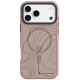 Rudas (Moucha Moose) dėklas Apple iPhone 17 Pro Max telefonui "Tactical MagForce Hyperstealth Sika Cover"