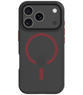 Juodas (Raudonas) dėklas Apple iPhone 17 Pro telefonui "Tactical MagForce Hyperstealth 2.0 Cover"