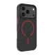 Juodas (Raudonas) dėklas Apple iPhone 17 Pro / 18 Pro telefonui "Tactical MagForce Hyperstealth 2.0 Cover"