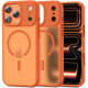 Matinis oranžinis dėklas Apple iPhone 17 Pro telefonui "Tech-Protect Magmat Magsafe"