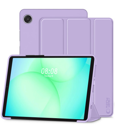 Violetinis atverčiamas dėklas Samsung Galaxy Tab A9 / A11 8.7 planšetei "Tech-Protect Smartcase" Violetinis atverčiamas dėklas Samsung Galaxy Tab A9 / A11 8.7 planšetei "Tech-Protect Smartcase"