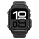 Matinis juodas dėklas - apyrankė Apple Watch 10 / 11 (42mm) laikrodžiui "Spigen Rugged Armor PRO V2"