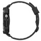 Matinis juodas dėklas - apyrankė Apple Watch 10 / 11 (42mm) laikrodžiui "Spigen Rugged Armor PRO V2"