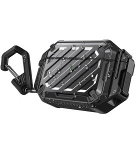 Juodas dėklas Apple Airpods Pro 3 ausinėms "Supcase Unicorn Beetle Pro Magsafe IP68"