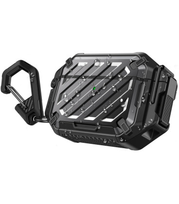 Juodas dėklas Apple Airpods Pro 3 ausinėms "Supcase Unicorn Beetle Pro Magsafe IP68" Juodas dėklas Apple Airpods Pro 3 ausinėms "Supcase Unicorn Beetle Pro Magsafe IP68"