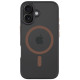 Juodas (Rudas) dėklas Apple iPhone 16 telefonui "Tactical MagForce Hyperstealth 2.0 Cover"