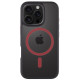 Juodas (Raudonas) dėklas Apple iPhone 16 Pro telefonui "Tactical MagForce Hyperstealth 2.0 Cover"