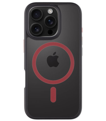 Juodas (Raudonas) dėklas Apple iPhone 16 Pro telefonui "Tactical MagForce Hyperstealth 2.0 Cover" Juodas (Raudonas) dėklas Apple iPhone 16 Pro telefonui "Tactical MagForce Hyperstealth 2.0 Cover"