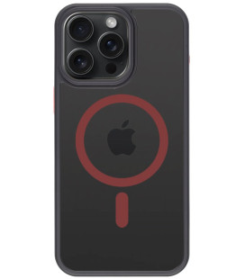 Juodas (Raudonas) dėklas Apple iPhone 15 Pro Max telefonui "Tactical MagForce Hyperstealth 2.0 Cover"