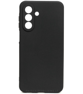 Juodas dėklas Samsung A17 / A18 4G / 5G telefonui "Liquid Silicone 1.5mm"