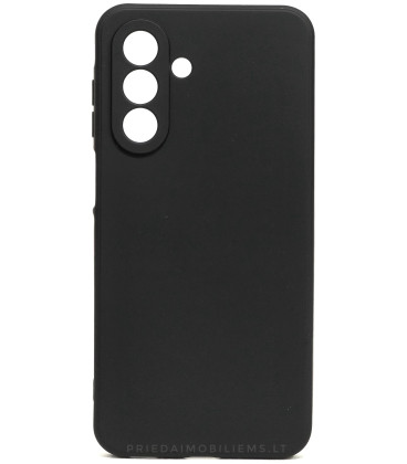 Juodas dėklas Samsung A17 / A18 4G / 5G telefonui "Liquid Silicone 1.5mm"