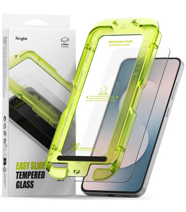 Apsauginis grūdintas stiklas Samsung Galaxy S25 FE telefonui "Ringke Easy Slide 2-Pack" Apsauginis grūdintas stiklas Samsung Galaxy S25 FE telefonui "Ringke Easy Slide 2-Pack"
