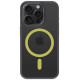 Juodas (Geltonas) dėklas Apple iPhone 15 Pro telefonui "Tactical MagForce Hyperstealth 2.0 Cover"