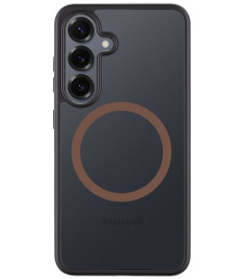 Juodas (Rudas) dėklas Samsung Galaxy S25 telefonui "Tactical MagForce Hyperstealth 2.0 Cover"