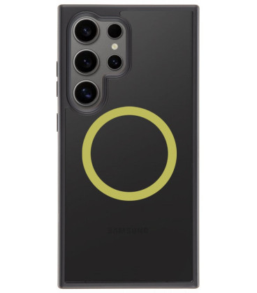 Juodas (Geltonas) dėklas Samsung Galaxy S24 Ultra telefonui "Tactical MagForce Hyperstealth 2.0 Cover" Juodas (Geltonas) dėklas Samsung Galaxy S24 Ultra telefonui "Tactical MagForce Hyperstealth 2.0 Cover"