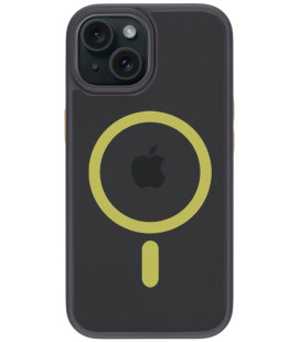 Juodas (Geltonas) dėklas Apple iPhone 15 telefonui "Tactical MagForce Hyperstealth 2.0 Cover"