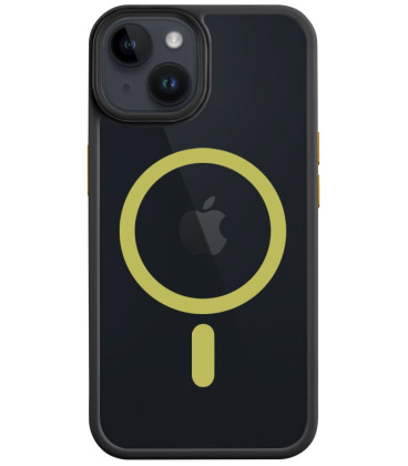 Juodas (Geltonas) dėklas Apple iPhone 14 telefonui "Tactical MagForce Hyperstealth 2.0 Cover"  Juodas (Geltonas) dėklas Apple iPhone 14 telefonui "Tactical MagForce Hyperstealth 2.0 Cover"