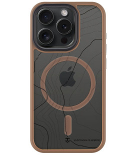 Rudas (Moucha Moose) dėklas Apple iPhone 15 Pro telefonui "Tactical MagForce Hyperstealth Sika Cover"