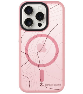 Rožinis dėklas Apple iPhone 15 Pro telefonui "Tactical MagForce Hyperstealth Sika Cover"