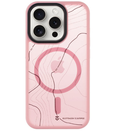 Rožinis dėklas Apple iPhone 15 Pro telefonui "Tactical MagForce Hyperstealth Sika Cover" Rožinis dėklas Apple iPhone 15 Pro telefonui "Tactical MagForce Hyperstealth Sika Cover"