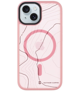 Rožinis dėklas Apple iPhone 15 telefonui "Tactical MagForce Hyperstealth Sika Cover"