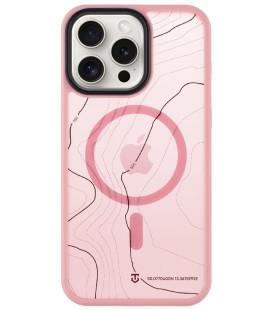 Rožinis dėklas Apple iPhone 15 Pro Max telefonui "Tactical MagForce Hyperstealth Sika Cover"