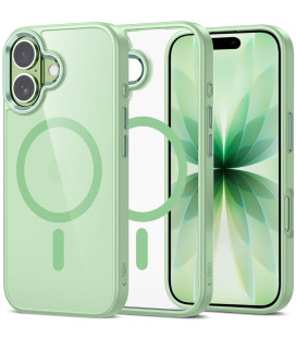 Žalias / skaidrus dėklas Apple iPhone 17 telefonui "Tech-Protect Magmat Magsafe"