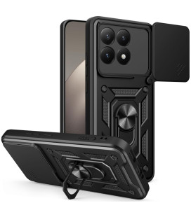 Juodas dėklas Xiaomi 15T telefonui "Tech-Protect Camshield Pro"