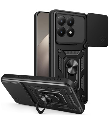 Juodas dėklas Xiaomi 15T telefonui "Tech-Protect Camshield Pro"