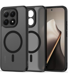 Matinis juodas dėklas Xiaomi 15T telefonui "Tech-Protect Magmat Magsafe"